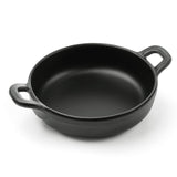 Vas servire in forma de mini-tigaie cu 2 manere, 150x115x(H)37 mm, melamina, Hendi Little Chef