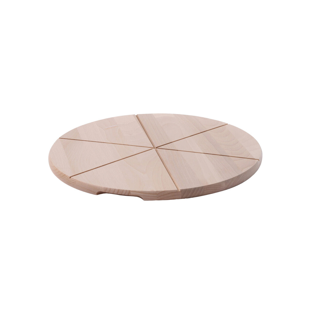Platou / Planseta pizza, lemn de fag, 450 mm, compartimentata, Hendi