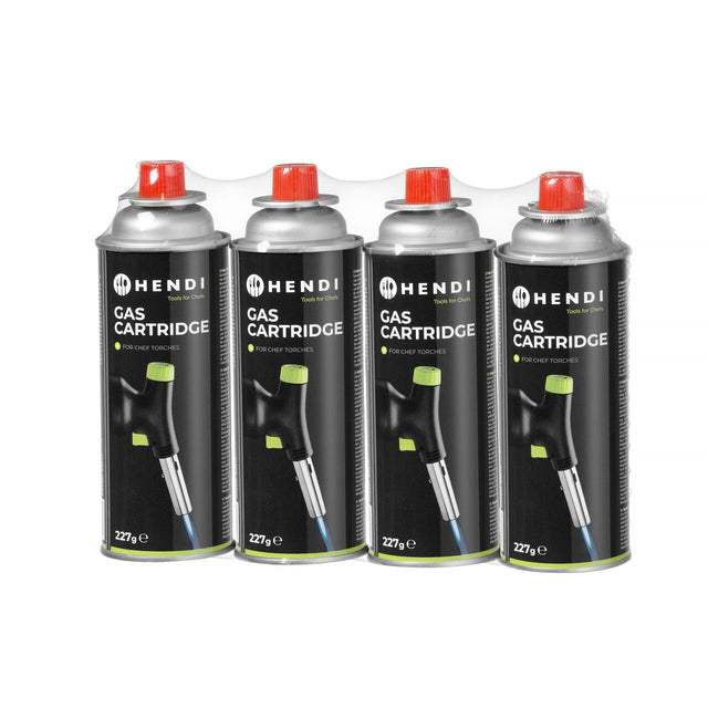 Set 4 x rezerve gaz butan 227 grame, pentru arzator creme brule Hendi