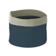 Cos Hendi pentru paine, rotund, bumbac - 250x(H)160 mm - albastru inchis