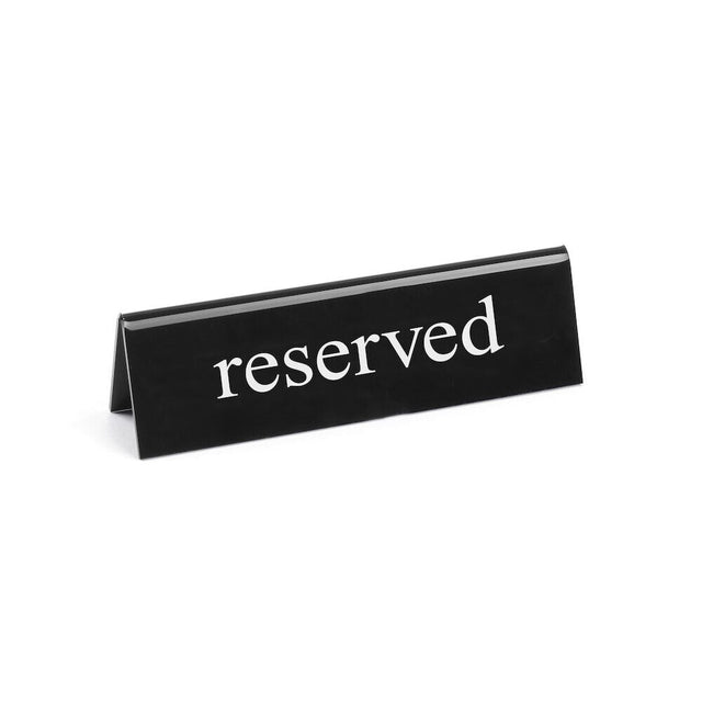 Semn pentru semnalizare masa "RESERVED" , Hendi, 130x35x(H)40 mm