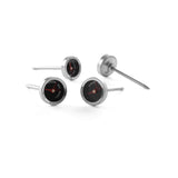 Set 4 termometre pentru friptura, Hendi, diametru 25 mm, Inox sonda 5 cm, indicator "rare-medium-well done"