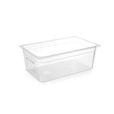 Tava Gastronorm 1/1, 530x325x(H)100 mm, 12 litri, polipropilena, cu marcaj HACCP, Hendi