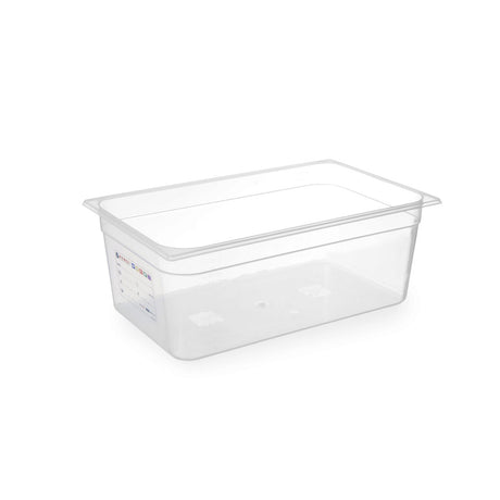 Tava Gastronorm 1/1, 530x325x(H)100 mm, 12 litri, polipropilena, cu marcaj HACCP, Hendi