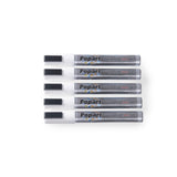 Set 5 markere albe pentru tabla, grosime scris 2-6 mm, Hendi