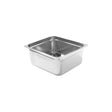 Tava Gastronorm GN 1/6, adancime 150 mm, 2.4 litri, gama Hendi Kitchen Line, otel inoxidabil