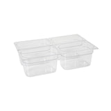 Tava Hendi Gastronorm GN 1/9 100 mm 1 litru - policarbonat transparent