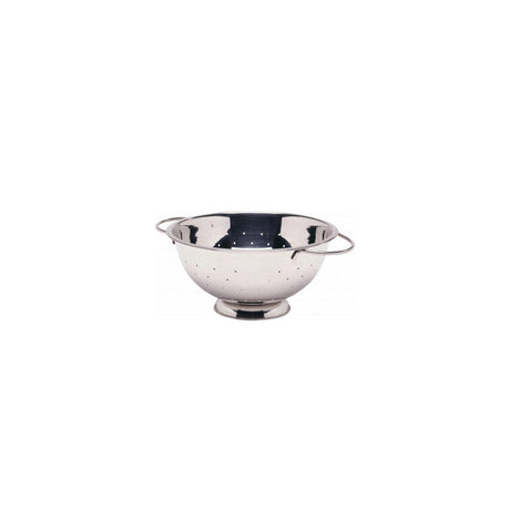 Colander Hendi, otel inoxidabil, cu baza si 2 manere, 280x(H)135 mm