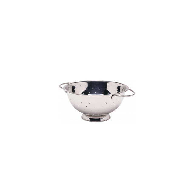 Colander Hendi, otel inoxidabil, cu baza si 2 manere, 280x(H)135 mm