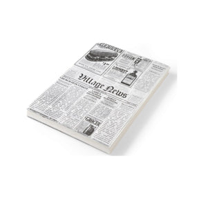 Set 500 foi hartie impermeabila grasime pentru servire cartofi prajiti / aperitive, Hendi, print tip ziar, 200x250 mm