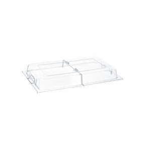 Capac prezentare rolltop GN 1/1, policarbonat - 533x328x(H)76 mm