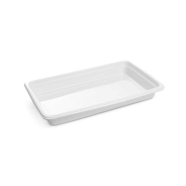 Tava Gastronorm GN 1/1, H=65 mm - portelan termo-rezistent - Hendi