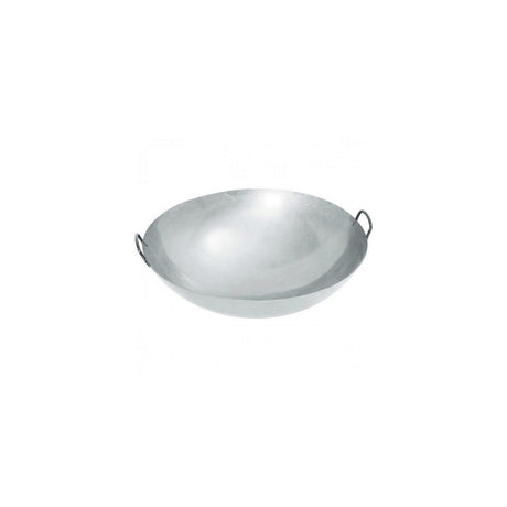 Tigaie Wok mare, diametru 70 cm x inaltime 23.5 cm, din tabla de otel 1.5 mm grosime, cu 2 manere
