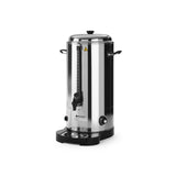 Percolator  Hendi bauturi calde cu pereti dubli 18 litri, termostat, 2400 W temperatura, ajustabila pana la 100 C, Inox, robinet anti-picurare