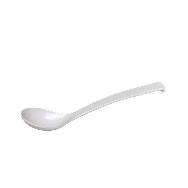 Lingura servire bufet, Hendi, plastic SAN, alba, lungime 33.5 cm, 60 ml