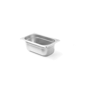 Tava Hendi Gastronorm GN 1/4 200 mm 5.5 litri, gama Budget Line, otel inoxidabil