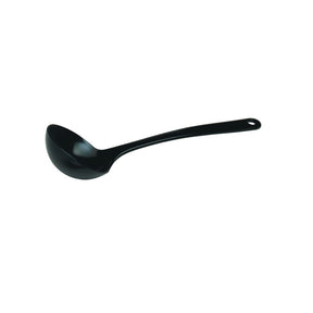 Lingura servire adanca / polonic, Hendi, 30 cm, 140 ml, plastic negru rezistent termic