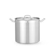 Oala inalta cu capac 24 lit, diametru 320X(H)300mm, inox 18/8
