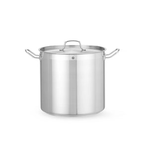 Oala inalta cu capac 24 lit, diametru 320X(H)300mm, inox 18/8