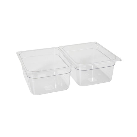 Tava Hendi Gastronorm GN 1/2 100 mm 6.5 lt - policarbonat transparent