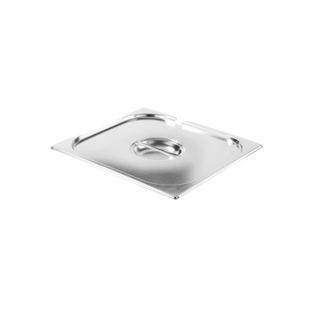 Capac Hendi Gastronorm cu fanta lingura servire GN 1/2 - gama Kitchen Line, otel inoxidabil
