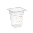 Tava Gastronorm 1/6, 176x162x(H)150 mm, 2.4 lt, cu marcaj HACCP, polipropilena, Hendi