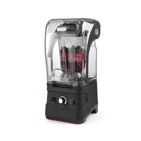 Blender cu capac amortizare zgomot, 1680W, cana 2,5 lt policarbonat, pana la 24800 rpm, Hendi, 252x258x(H)547 mm, potrivit si pentru uz profesional