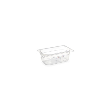 Tava Gastronorm GN 1/3, 325x176x(H)65 mm, 2.5 lt, cu marcaj HACCP, polipropilena, Hendi