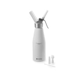 Aparat / sifon frisca Kitchen Line, Hendi, capacitate 0.95 lt, diam 9.5 x (H) 32 cm, incluse 3 duze polipropilena si perie curatare