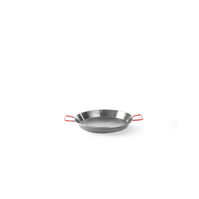 Tigaie Paella cu 2 manere ,34 cm diametru x 4 cm inaltime, din otel de inalta calitate, Hendi, , pentru echipamente pe gaz