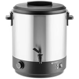 Boiler bauturi fierbinti 25 lt, Hendi, 442x426x(H)491 mm inox, 2500 W, termostat in intervalul 30 C - 110 C, potrivit si pentru uz profesional