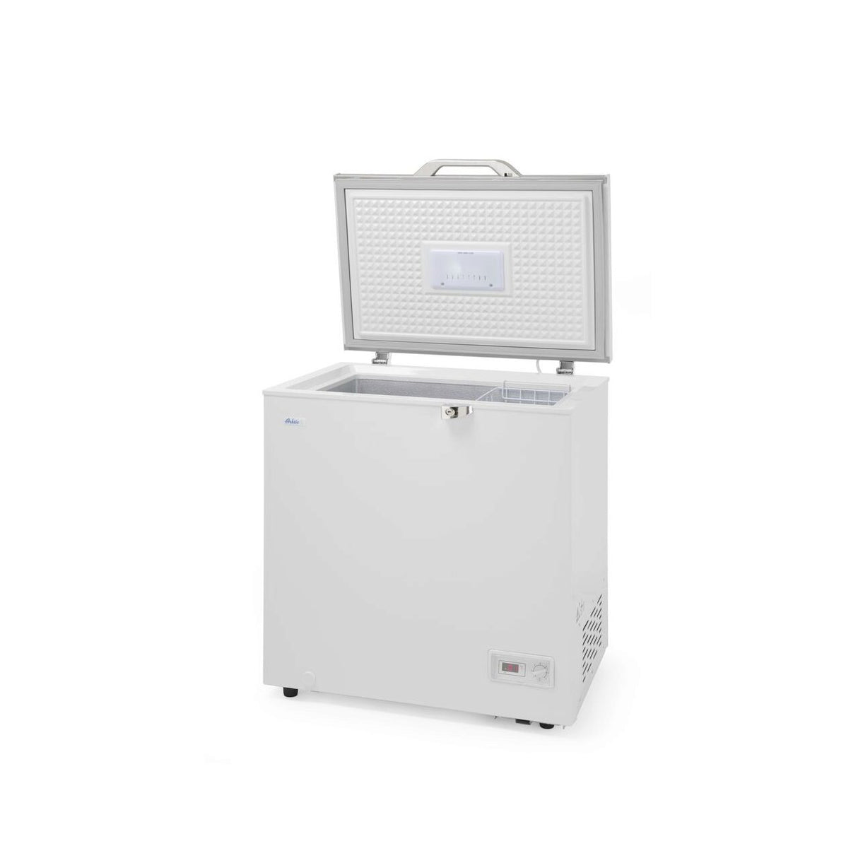 Lada frigorifica profesionala 140 L, interval racire -26 / -18 C, ARKTIC by Hendi, 70 W, corp aluminiu cu izolatie spuma de 70 mm, clasa energetica F, 754x608x845 mm, Clasa energetica F