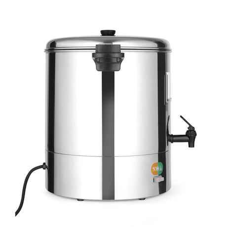 Boiler pentru bauturi fierbinti 30 lt, inox, termostat 0-100 gr C, 2200W, Hendi, 520x(H)500 mm, temperatura ajustabila de pana la 100 C, capac reversibil