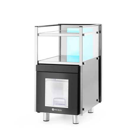 Frigider pentru lapte cu incalzitor de pahare, Hendi, 3,5L, 220-240V/168W, 313x442x(H)613 mm