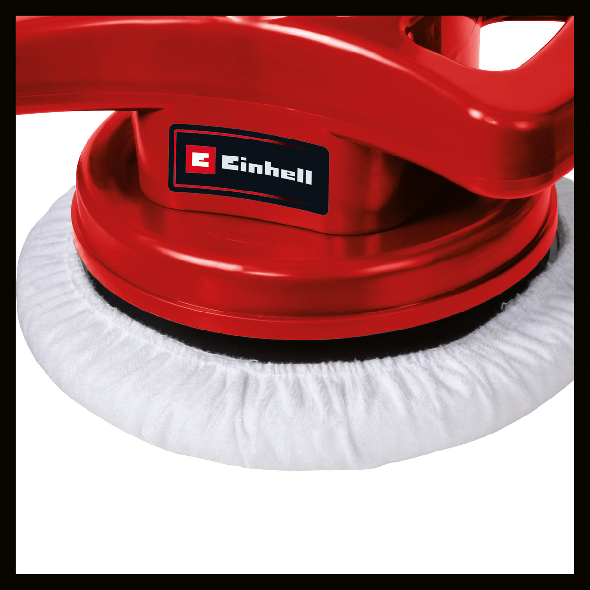 Masina de polisat auto Einhell CC-PO 90, intrerupator pornit/oprit, practica si robusta, include 1 pad de lustruit textil si unul sintetic
