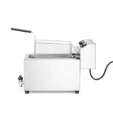 Friteuza electrica cu scurgere 10L Goliath Hendi, 10Kw, 400v, 299x584x(H)375mm