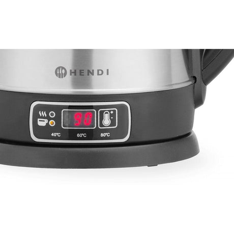 Fierbator electric fara fir cu control al temperaturii Hendi,1,8L, 230V/1800W, 225x168x(H)288mm