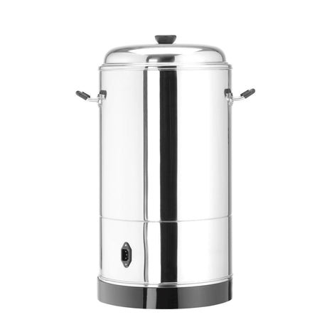 Percolator / cafetiera profesionala, 6lt, Hendi, cu pereti dubli din inox, 1500W, diam. 241x (H)480 mm, robinet anti-picurare, temperatura ajustabila pana la 100 C, filtru incorporat pentru cafea macinata