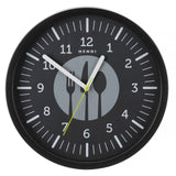Ceas de perete HENDI, negru, ⌀356x(H)45mm
