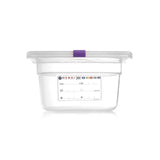 Tava Gastronorm GN 1/3, 325x176x(H)150 mm, 5.7 lt, cu marcaj HACCP, polipropilena, Hendi