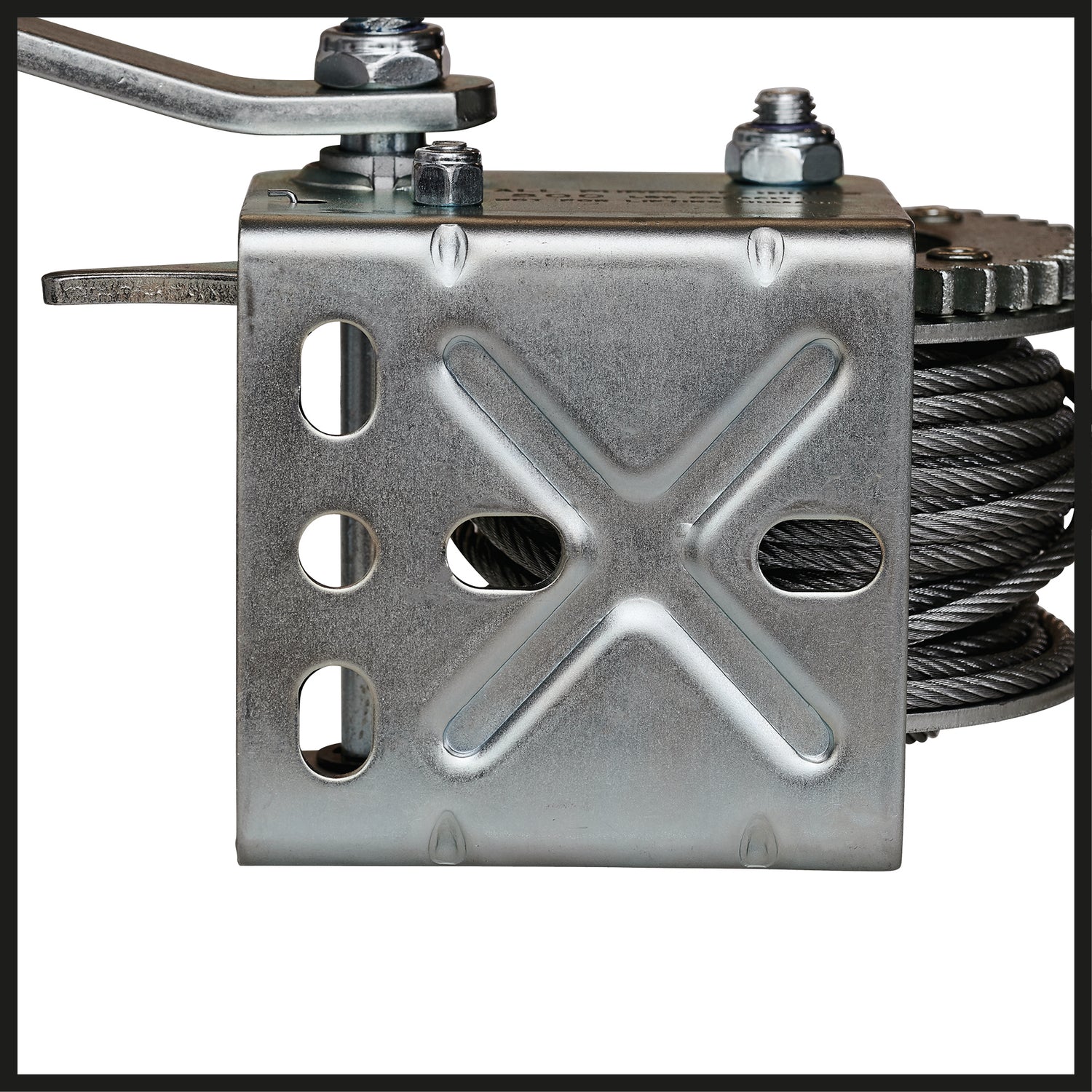 Troliu manual Einhell TC-WI 500, sarcina utila maxima 500 kg, cablu de 10 metri fara rasucire, opritor de revenire, maner moale, inclusiv carlig de siguranta cu zavor de retinere