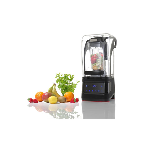 Blender profesional, capac protectie fonica, digital, cana policarbonat 2.5 lt, Hendi, viteza max 24800 rpm, 252x258x(H)547 mm