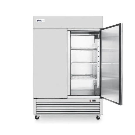 Frigider profesional ARKTIC by Hendi Kitchen Line cu 2 usi 1300 L 1382x800x(H)2100 mm otel inoxidabil -5/+5°C 6 rafturi potrivite pentru GN 2/1