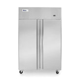 Congelator profesional Hendi Profi Line cu 2 usi 900 L 1200x740x(H)1950 mm otel inoxidabil --17˚/-22˚C 750 W 6 rafturi 525x530mm incluse