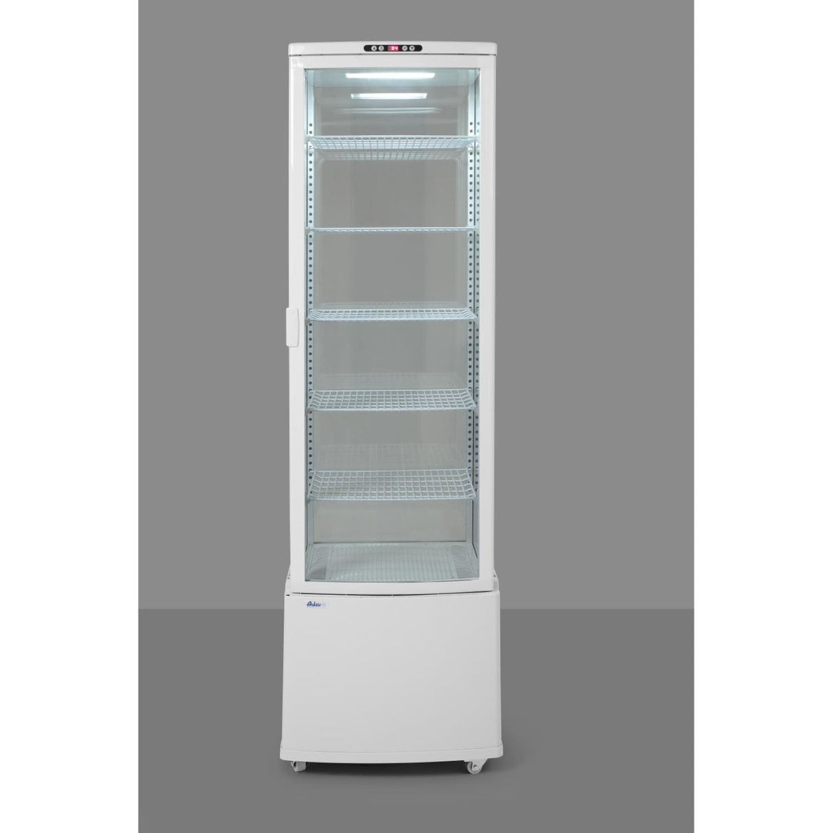 Vitrina frigorifica prezentare, alba,270lt, 556x526x(H)1913mm,230v 290w.