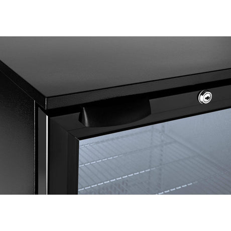 Vitrina frigorifica de prezentare interval temp. 2/10 C, 150 W, corp inox, ARKTIC by Hendi, 500x500x(H)900 mm 103 Litri, Clasa energetica D