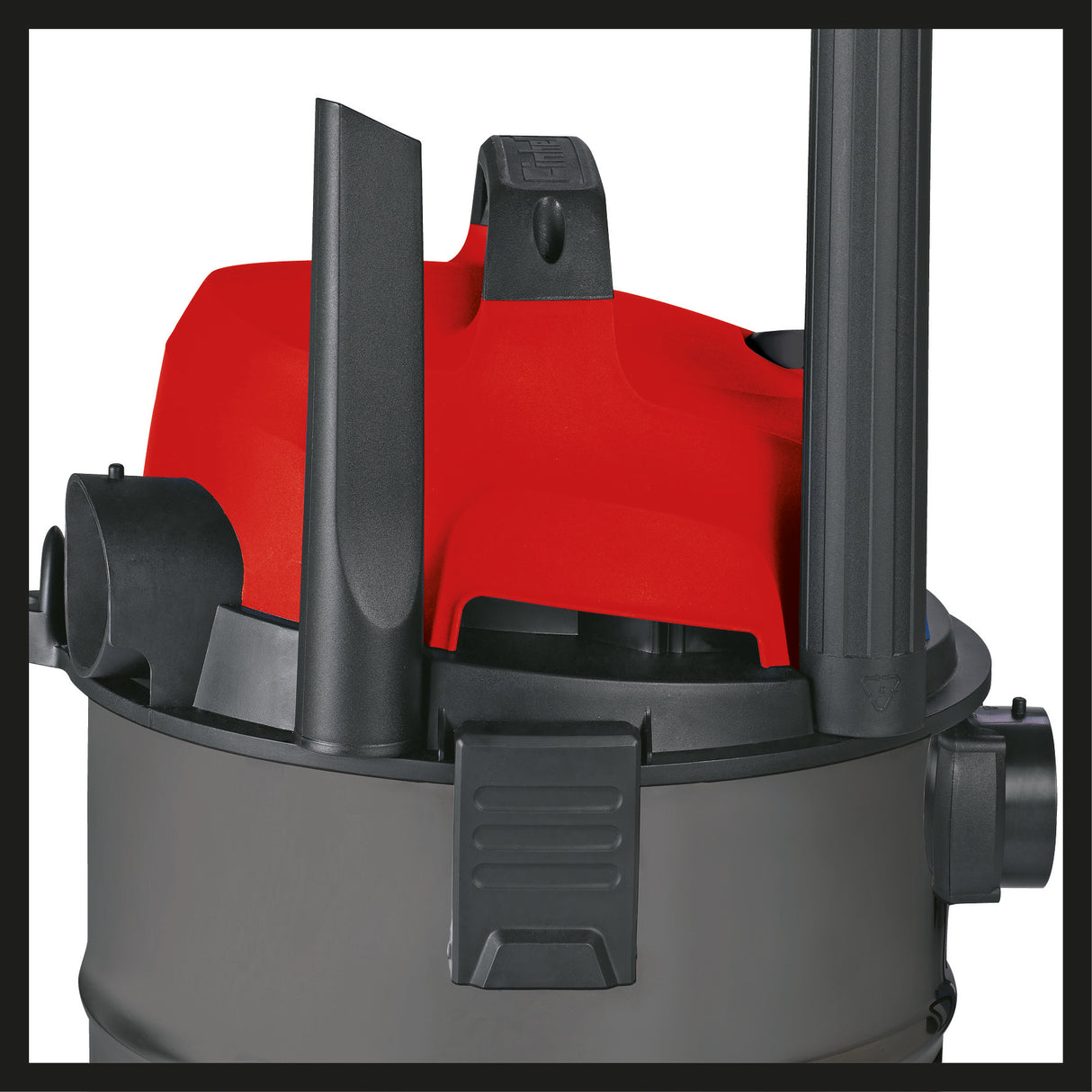Aspirator umed/uscat Einhell TC-VC 1815 1250 W, 180 mbar, rezervor robust din plastic de 15 litri, racord de suflare, 4 roti, suport pentru accesorii, incl. furtun de aspirare, duze + filtre
