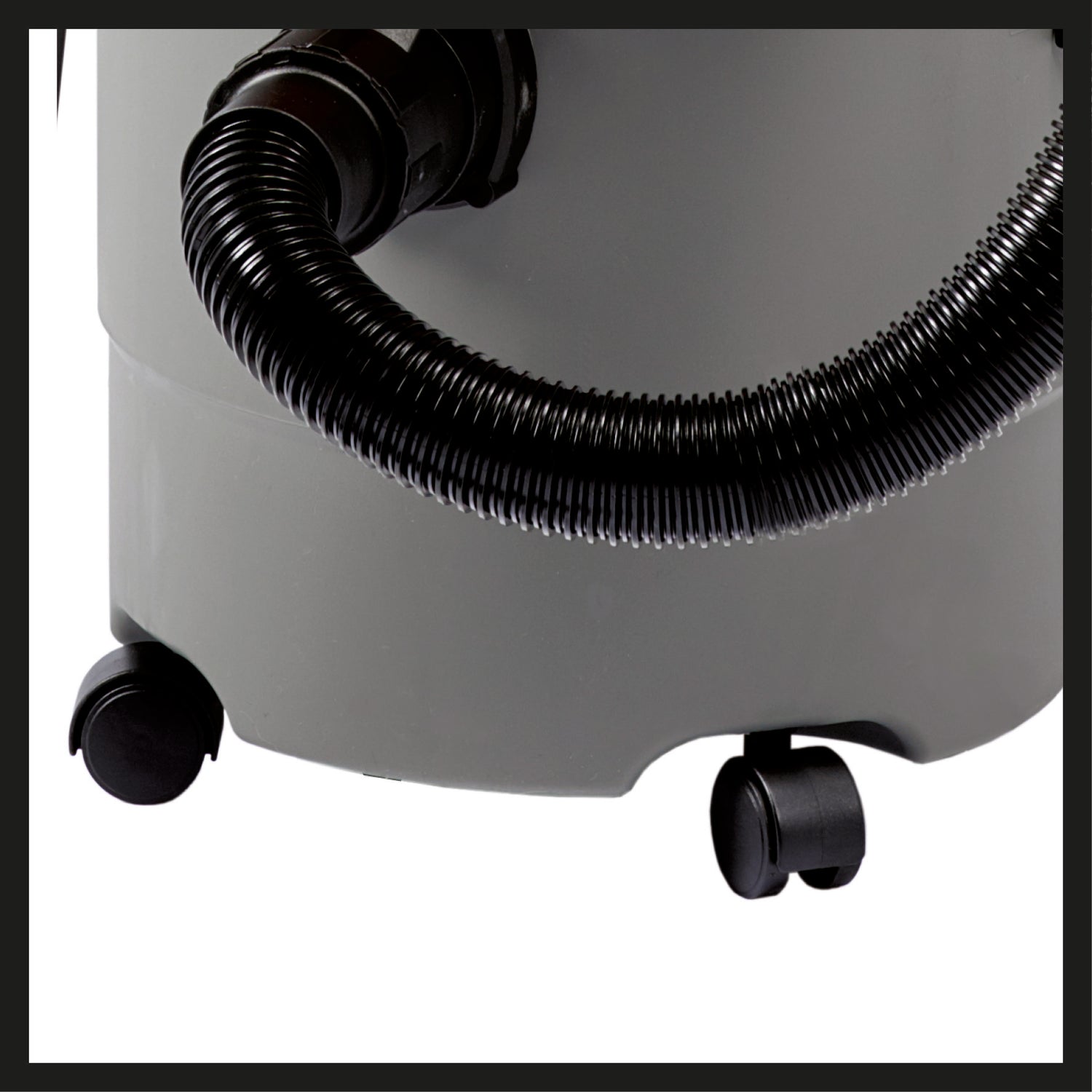 Einhell TC-VC 1815 száraz/nedves porszívó 1250 W, 180 mbar, robusztus 15 literes műanyag tartály, lefújó csatlakozó, 4 kerék, tartozéktartó, szívótömlővel, fúvókákkal és szűrőkkel együtt