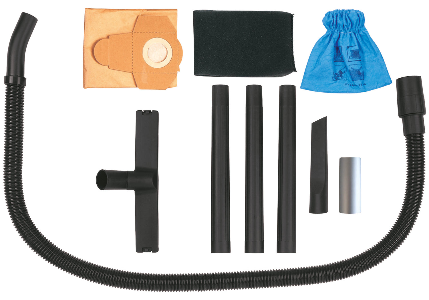 Aspirator umed/uscat Einhell TC-VC 1820 S (1.250 W, rezervor din otel inoxidabil de 20 l, racord de suflare, 4 roti, furtun de aspirare Ø 36 mm + extensie, duza de podea, filtre