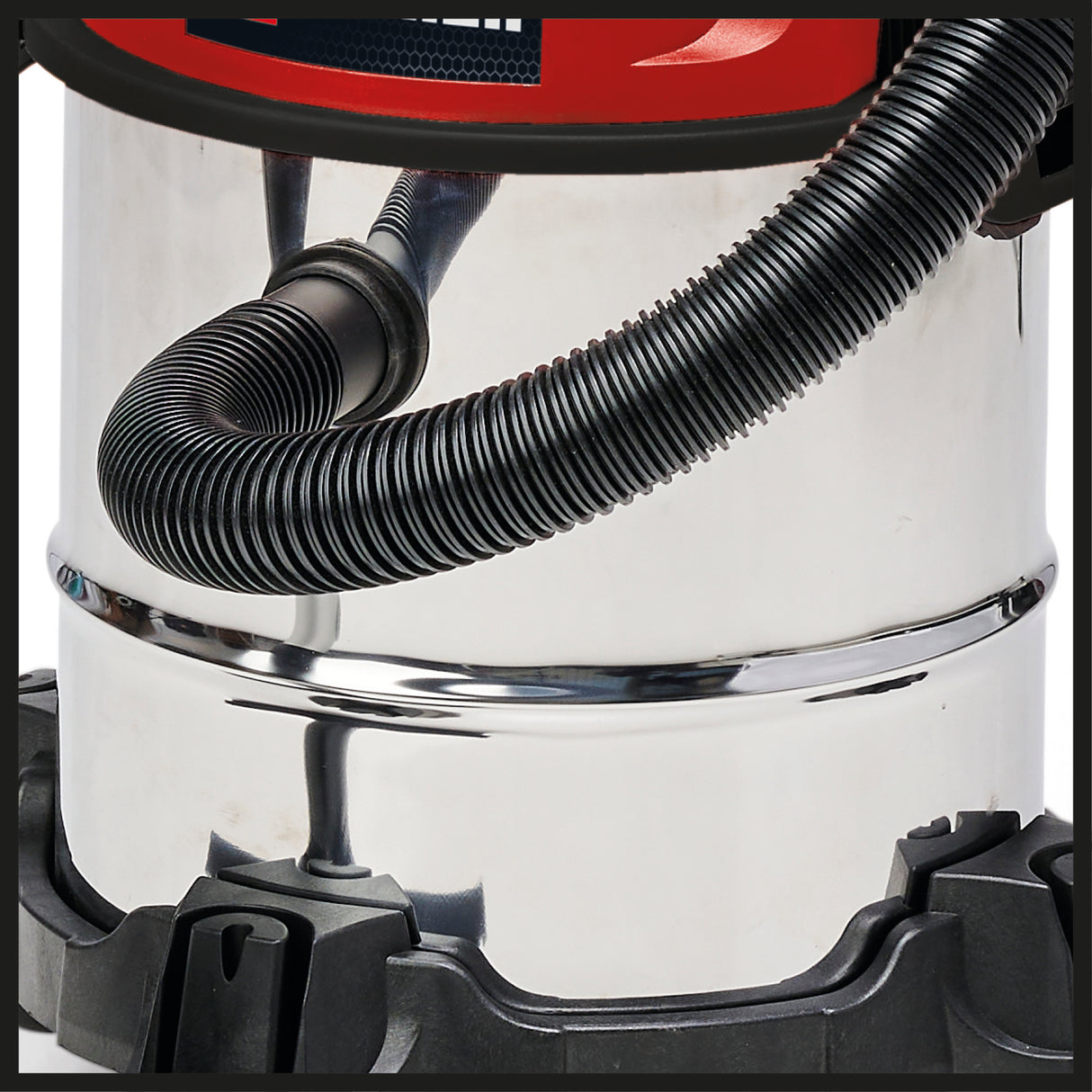 Aspirator umed/uscat Einhell TC-VC 1812 S (putere 1.250, sistem de furtun de 36 mm, recipient din otel inoxidabil de 12 l, filtru din spuma, duze extinse